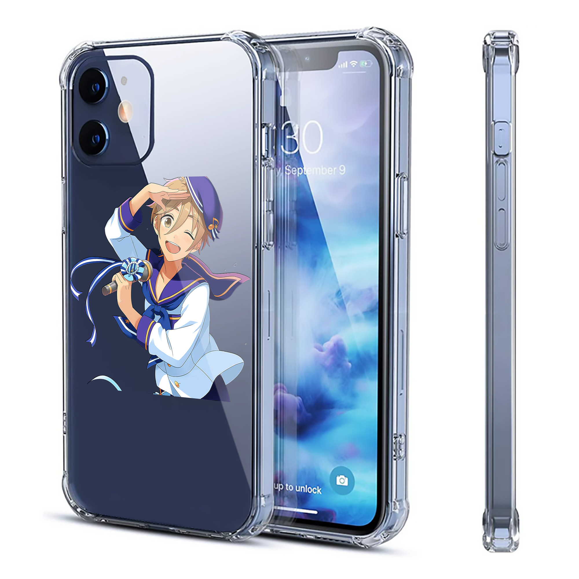 （画像用） あんさんぶるスターズ! Ensemble Stars 【iPhone 12シリーズ対応】透明スマホケース（クリアソフトケース）